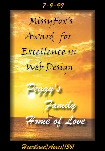 MissyFox's Award Of Excellence