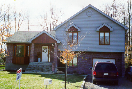 Our new home in St.Lazare, Quebec.