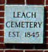 Nameplate on left column