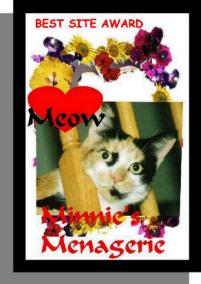 MINNIE'S 
MENAGERIE (CATS) - 7/31/99