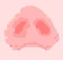 pig snout button