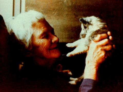 Betty Whelen and Pup