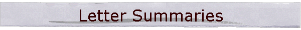 Letter Summaries