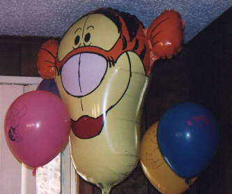 Tigger attended my party!