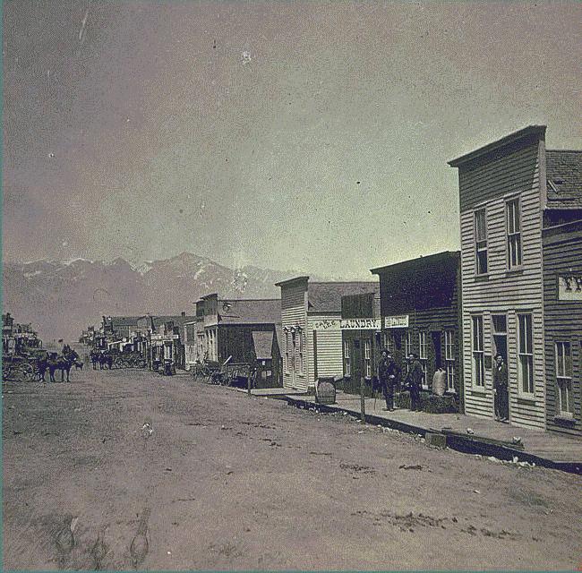 Photo of Silver Cliff, Colorado in 1882