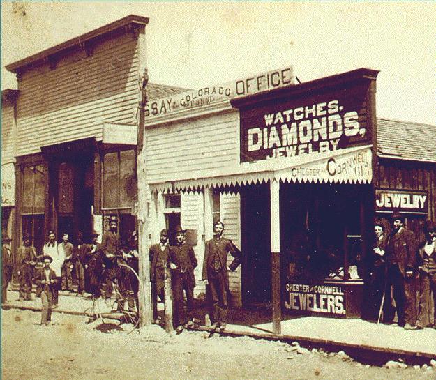 Photo of Silver Cliff, Colorado in 1883