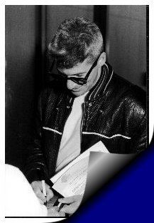Richard signing autograph