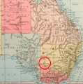 Mildura, Australia, 1886, Tunison's Map