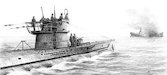 German U-boat attack on merchant shipping in WW2