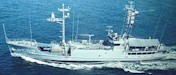 The USS PUEBLO was a U.S. Navy vessel sent on an intelligence mission off the coast of North Korea. On January 23, 1968, she was attacked by North Korean naval vessels and MiG jets. Eighty-two surviving crew members were captured and held prisoner for 11 months.