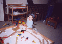 chris with trains