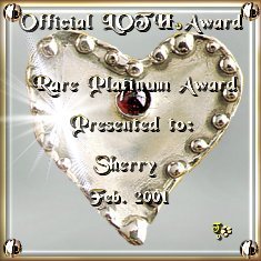 Award from my LOTH sisters.