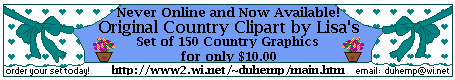 Original Country Clipart by Lisa