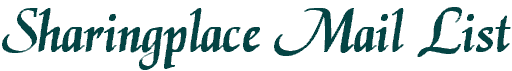 The SharingPlace Mailling List