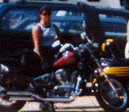 Sandi and her Honda