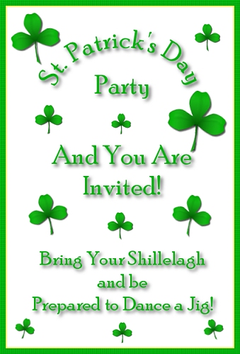 St. Patrick's Day Party Invitation