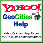 Yahoo! GeoCities Help Page