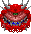 red demon with moving
mouth