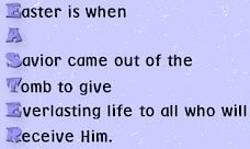 message about Easter