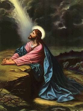 Jesus praying
