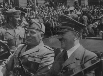 Mussolini e Hitler