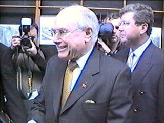 John Howard mingling with guests