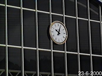 Clock now in place
