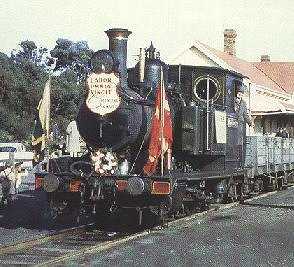The last train at Regatta Point