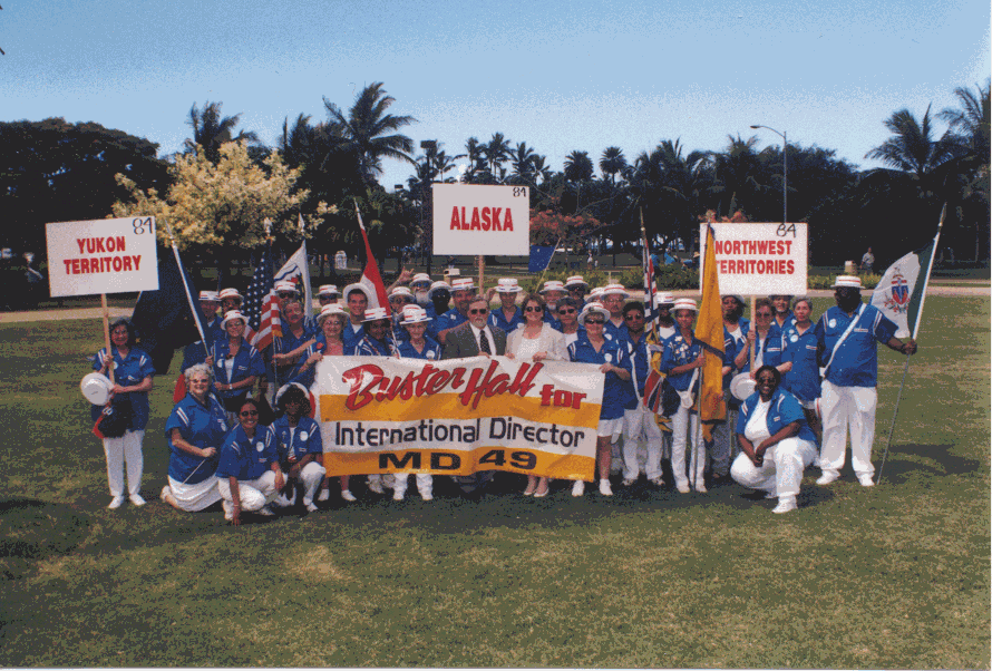 Buster and Hawaii delegation