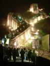 Chinese walk along the Great Wall of China at Badaling, north of Beijing, just before midnight on New Year's Eve Sunday, Dec. 31, 2000.-(AP Photo/Greg Baker)