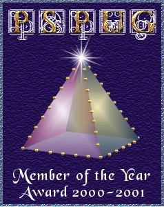 'PSPUG Member of the Year' Award winners for the year 2000-2001