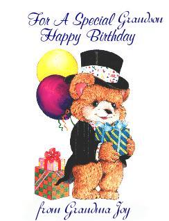 Calvin's Birthday Bear