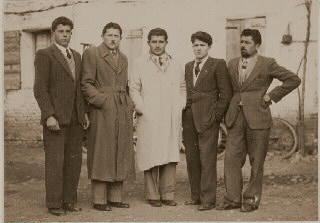 Alfredo Zanatta con i fratelli