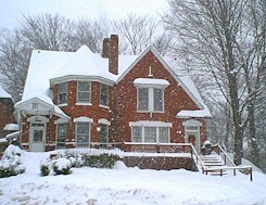Our house on Valentines Day 2000