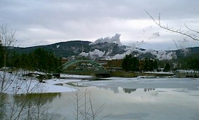 Looking towards downtown from Falls Hill