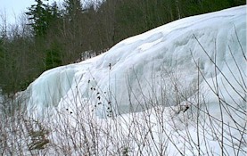 Ice Formation formed by dripping ice