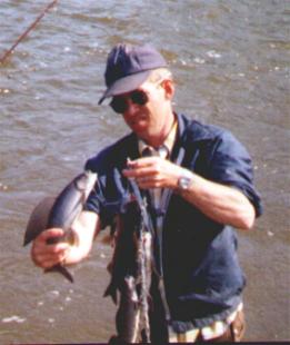 Arctic Grayling, Lake Creek, Alaska June 1976