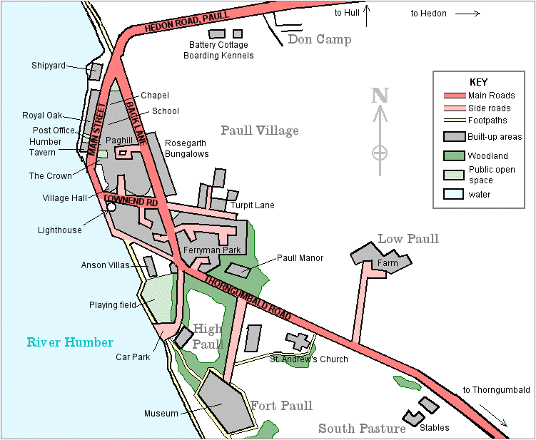 Map of Paull