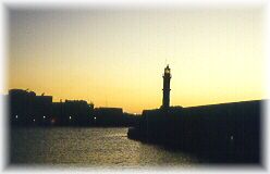 lighthouse in Chania