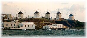Mykonos windmills