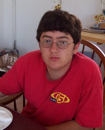 Eli at the table