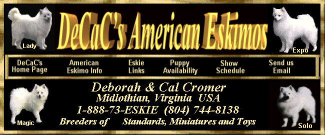 DeCaC's American Eskimos Image Map