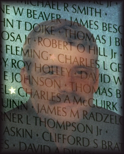 Bob's reflection in The Wall