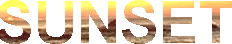 Sunset Text