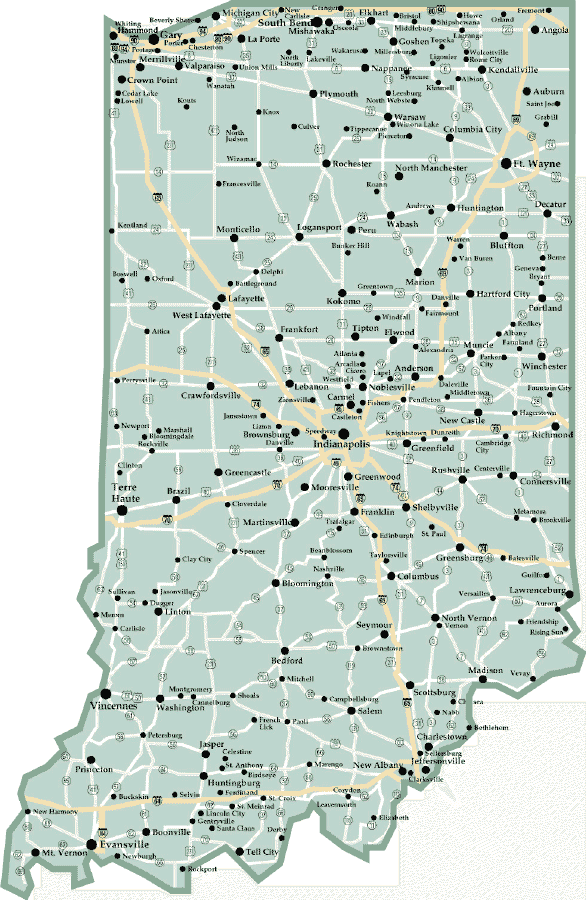 indiana map