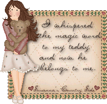 I whispered the magic word to my teddy.  Can you?