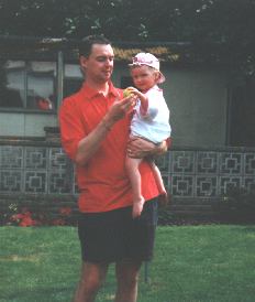 Abigail with her dad, Paul
