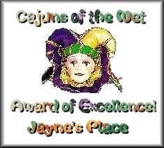 Cajuns of the Net Award of Excellence