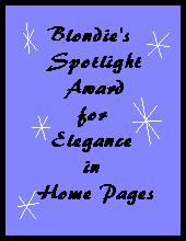 Blondie's Spotlight Award