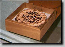Piper's birthday cake from 3 Dog Bakery.  (1/98  6.5K)
